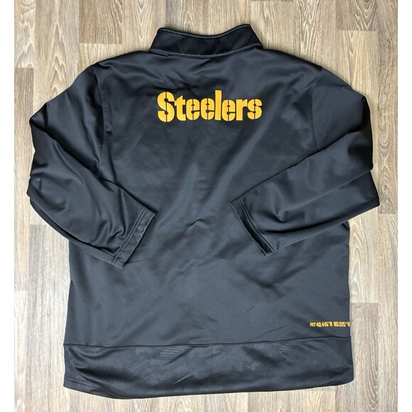 Pittsburgh Steelers Fanatics Mens Longitude Latitude Full Zip Track Jacket XXL - Picture 14 of 16